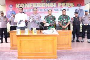 Polres Bener Meriah Amankan Senjata Api Rakitan Yang di Temukan, di Kampung Negeri Antara, Kecamatan Pintu Rime Gayo