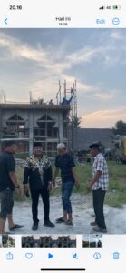 H Mukhlis Takabeya Kembali Bantu Pembangunan Meunasah Gampoeng Lueng di Kabupaten Bireuen