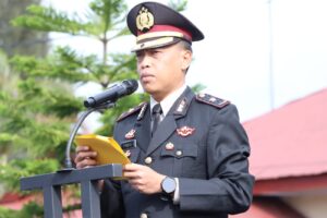 Polres Bener Meriah Menggelar Upacara Bendera Merah Putih dalam Rangka Hari Sumpah Pemuda ke-95 Tahun 2023