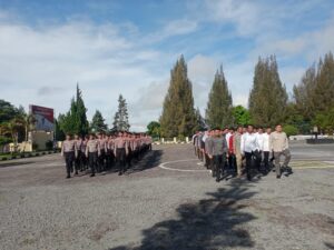 Personel Polres Bener Meriah Melakukan Latihan PBB Rutin Setiap Hari Selasa