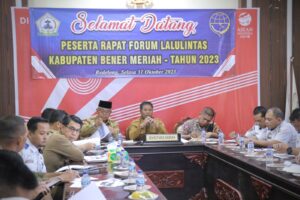 Pemkab Bener Meriah Gelar Rapat Forum LLAJ