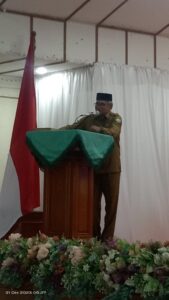 Kepala Dinas Perpustakaan dan Kearsipan, Drs.M.Nasir M.Pd Membuka Lomba Bercerita Tingkat SD Se-Kabupaten Bireuen.
