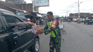TNI, Polri Bersama Kecamatan Dan Pemuda Pemudi Galang Dana Untuk Palestina Di Bener Meriah