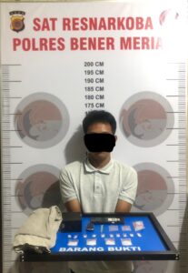 Diduga Jadi Pengedar Narkoba, Satu Warga Bener Meriah Ditangkap Polisi