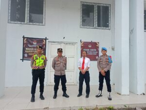Personil Polres Bener Meriah Lakukan Patroli Monitoring Tahapan Pendaftaran Pemilu 2023 – 2024