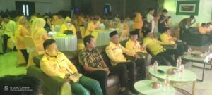 Ilham Akbar, ST Anggota DPRA Partai Golkar Bireuen Menghadiri Rapat Kerja Daerah (Rakerda) dan orientasi calon legislatif.