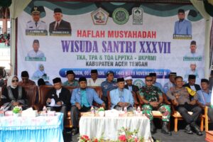 KASDIM 0106/ ATENG HADIRI WISUDA SANTRI XXXVII TKA, TPA DAN TQA SE- KAB. ACEH TENGAH.