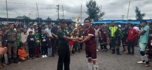 Penutupan Turnamen Futsal, Danramil Apresiasi Sportivitas Club