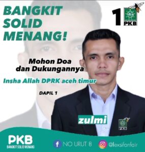 Di Duga Tidak Terlibat Kasus Narkoba Caleg PKB Zulmi Resmi Dibebaskan