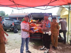 Personel Polsek Pintu Rime Gayo Lakukan Pengamanan di Lokasi Pasar Murah