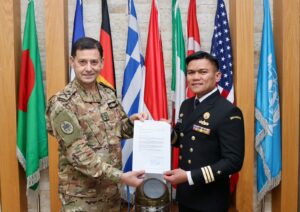 Satgas MTF TNI Konga XXVIII-N/UNIFIL Terima Penganugerahan LAF Medal dan Letter of Appreciation Lebanese Armed Forces