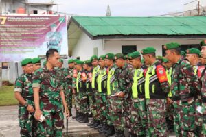 Jelang 4 Desember 2023, Personil Kodim 0106/Ateng Melaksanakan Apel Siaga