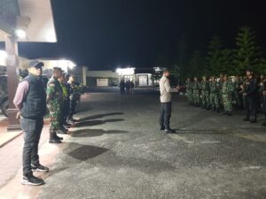 Polres Bener Meriah Lakukan Patroli Gabungan, Mencegah Gangguan Kamtibmas