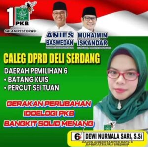 Guru, Pegiat Desa dan Pegiat Sosial Dewi Nurmalasari Maju Sebagai Caleg DPRD PKB Kabupaten Deli Serdang