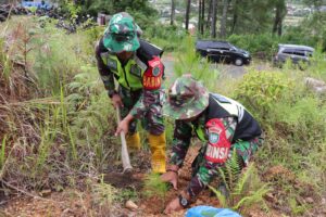 Hari Juang TNI AD Ke-78, Kodim 0106/Ateng Gelar Karya Bakti