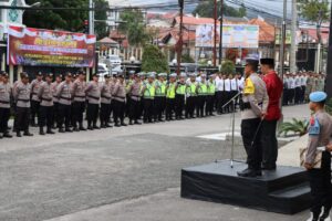 Polres Aceh Tengah Gelar Apel Pasukan Ops Lilin Seulawah 2023 Pengamanan Nataru