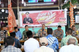 Jumat Curhat Bersama Kapolres Aceh Timur Upaya Cooling System Jelang Pemilu 2024