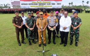 Pj Gubernur Sumut Hassanudin Pimpin Apel Gelar Pasukan Pengamanan Natal 2023 dan Tahun Baru 2024