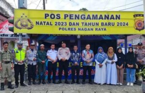 Sekda Nagan Raya,Melakukan Kunjungan Beberapa Posko Pengamanan Operasi Lilin Seulawah 2023