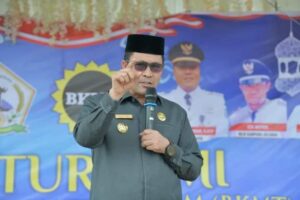 Pj. Bupati Drs. Haili Yoga ingatkan Pemilu Damai pada Jamaah BKMT.