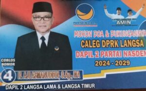 H. Aji Asmanuddin Sosok Caleg Yang Perduli Rakyat Kecil dan Agamais