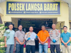 Polsek Langsa Barat Amankan Pelaku Penggelapan Sapi Bantuan