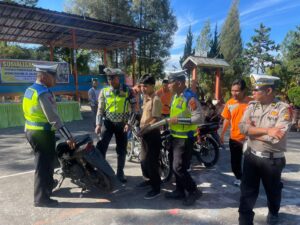 Sosialisasi Dan Penertiban Knalpot Brong Oleh Satlantas Polres Bener Meriah