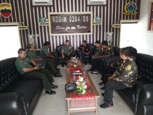 DPD BAS Sumut dan DPC BAS Deli Serdang Lakukan Audensi ke Kodim 0204/DS