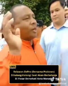 Jelang pemilu 2024 Pasar Bersehati Manado, diduga Menjadi Tempat Kepentingan Politik