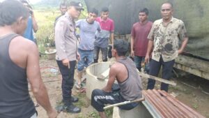 Dua Warga Meninggal Dunia di Dalam Sumur, Personel Polsek Meurah Mulia Datangi TKP