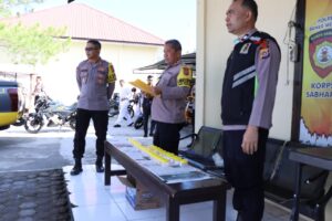 Kapolres Bener Meriah Pantau Tes Urine Personel Polres yang Akan UKP