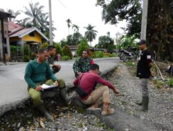 Pasi Ter Selaku Koordinator Satgas TMMD Reguler ke-119 Komsos Dengan Masyarakat