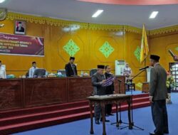 Pj. Bupati Asra Hadiri Pelantikan Paw Anggota DPRK Aceh Tamiang 2019-2024