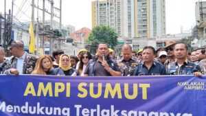 Tidak Ingin Masyarakat Terpecah, AMPI Sumut Serukan Dukung Pemilu Damai 2024