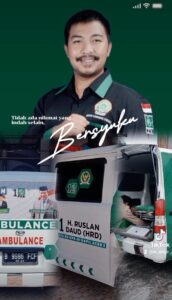 DKC GARDA BANGSA MENYEDIAKAN AMBULANCE GRATIS KHUSUS UNTUK CALEG STRES DI BENER MERIAH