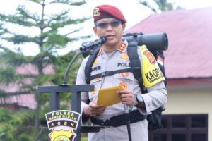 Polres Bener Meriah Gelar Apel Keberangkatan Personel PAM TPS Pemilu 2024