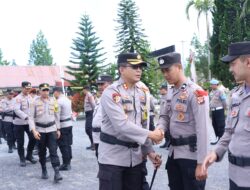 Dengan Bangga Kapolres Bener Meriah Ucapkan Terima Kasih Kepada Personel PAM TPS