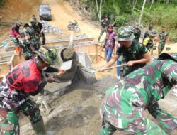 Gemuruh Riuh Bunyi Mesin Molen Di Lokasi TMMD Reguler Ke-119 Kodim 0117/Aceh Tamiang.