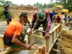 Proses Lanjutan Pengerjaan Pengecoran Plat Beton Di Sasaran Dua.