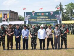 KUNJUNGAN KE ACEH TAMIANG, PANGDAM IM TUTUP KEGIATAN TMMD REGULER KE-119