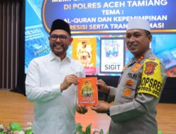 Polres Aceh Tamiang Gelar Kegiatan Bedah Buku ” Presisi, Transformasi dan Demokrasi Ala Jendral Sigit”