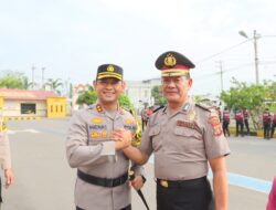 Kapolres Lhokseumawe Pimpin Upacara Kenaikan Pangkat Pengabdian Kompol Susrizal Veri