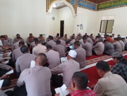 Tingkatkan Keimanan Dan Ketaqwaan, Polres Bener Meriah Laksanakan Bimbingan Rohani Dan Mental