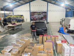 Bea Cukai Langsa Gagalkan Penyelundupan Ratusan Ribu Batang Rokok Ilegal