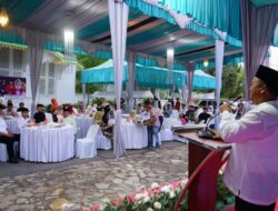 Dandim 0117/Aceh Tamiang Buka Puasa Bersama Unsur Forkopimda Di Pendopo Bupati Aceh Tamiang