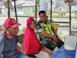 Ciptakan Kedekatan Dengan Warga, Babinsa 01/Kuala Simpang Laksanakan Komsos