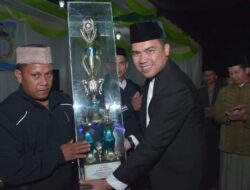 Pj. Sekda Khairmansyah resmi tutup MTQ Kecamatan Bener Kelipah, Kampung BKU Juara Umum.