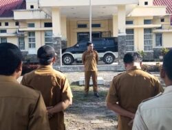 Pimpin apel pagi, Pj. Sekda Khairmansyah Minta Kesbangpol Jalankan Tufoksi Dengan Penuh Tanggungjawab.