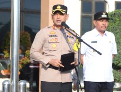 Kapolres Lhokseumawe dan PJ Walikota Lhokseumawe Pimpin Apel Gelar Pasukan Operasi Ketupat Seulawah 2024