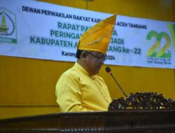 Drs. Asra Pj. Bupati Aceh Tamiang Hadiri Rapat Paripurna Dalam Rangka Peringatan Hari Aceh Tamiang ke-22